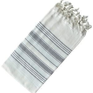 Natural gray Turkish towel